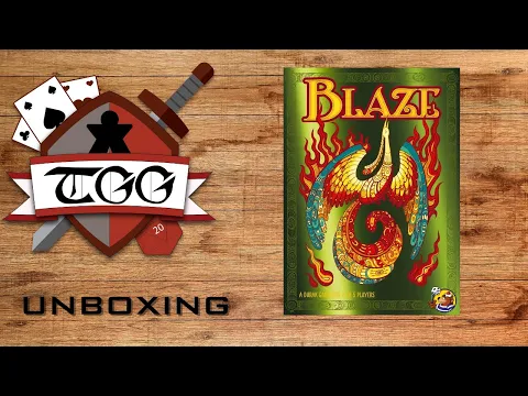 Blaze Board Game Unboxing