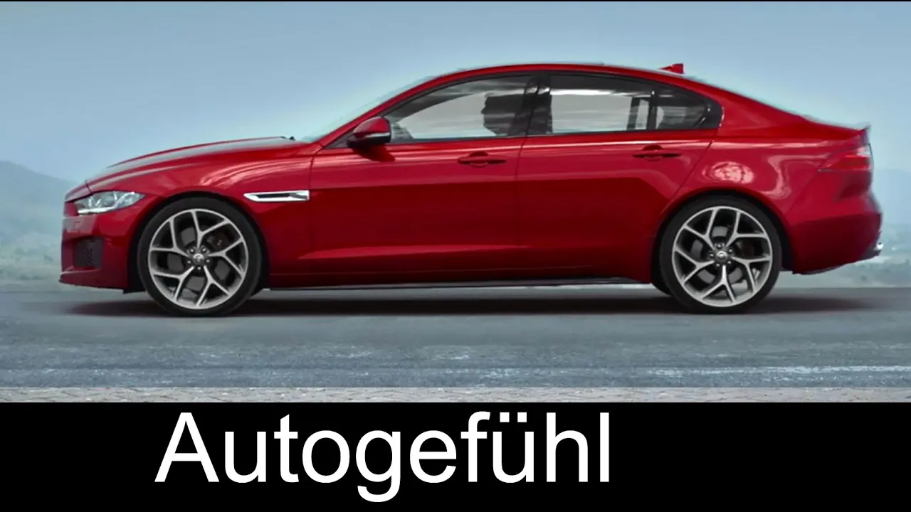 Jaguar XE Exterior mid-size car vs BMW 3-Series Mercedes C-Class & Audi A4 all-new neu