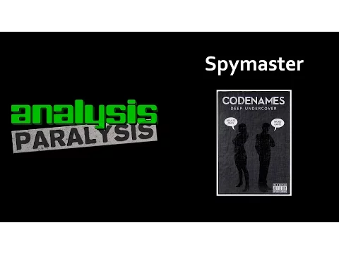 Analysis Paralysis plays Codenames Deep Undercover - Spymaster