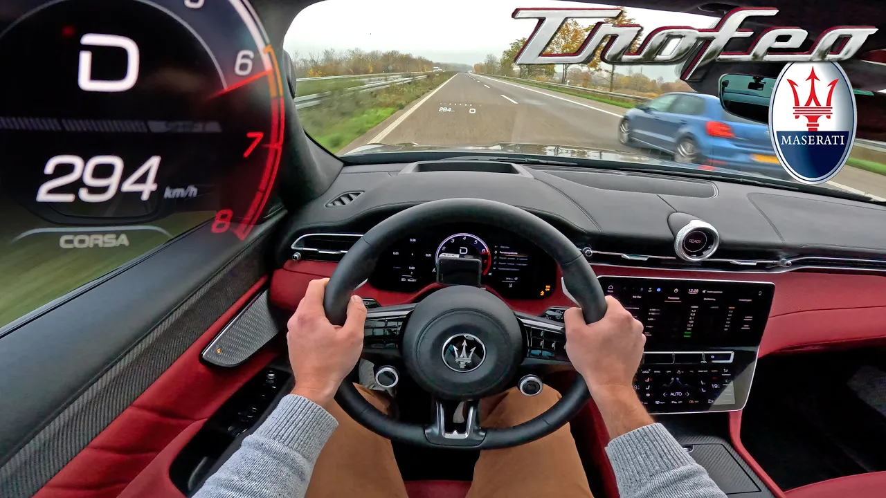 Maserati Grecale Trofeo *294km/h* on Autobahn