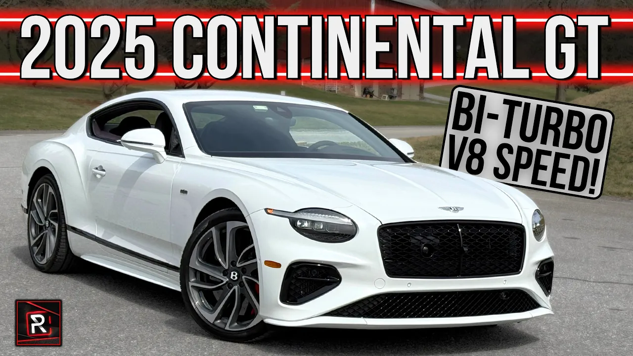 The 2025 Bentley Continental GT Speed Is A Formidable Bi-Turbo V8 Hybrid Rocket For The Road