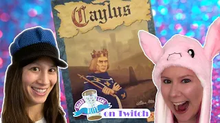 Ambie and Crystal play Caylus | Twitch VOD
