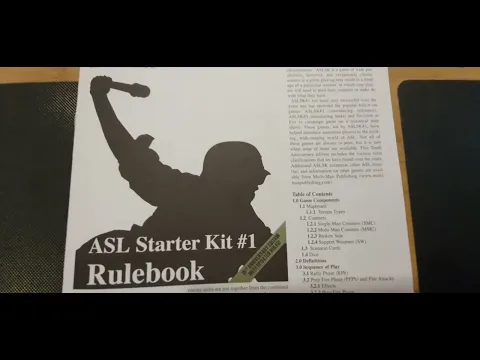 Advanced Squad Leader Starter Kit #1 - Reading the rules