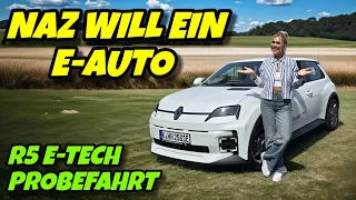 Hilfe, Naz will ein eigenes E-Auto! Erste Probefahrt im Renault 5 E-Tech. #ev #automobile