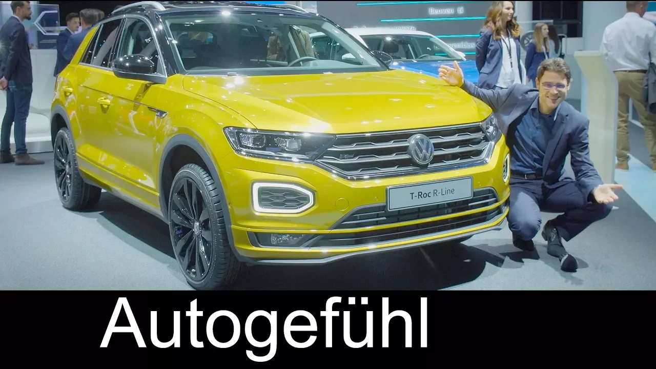VW T-Roc colours & trims R-Line Style Exterior/Interior Feature Volkswagen IAA 2017 - Autogefühl