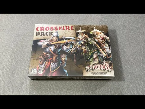 The Discriminating Gamer: Zombicide: White Death - Crossfire Pack unboxing with Ray