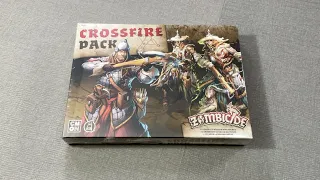 The Discriminating Gamer: Zombicide: White Death - Crossfire Pack unboxing with Ray