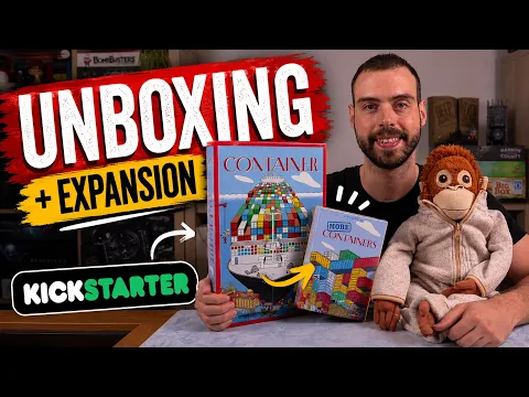 Container | Unboxing new Allplay edition + More Containers expansion straight from Kickstarter