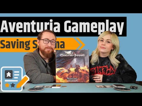 Aventuria: The Adventure Board Gameplay - Chalices of Power and Curse of the Desert