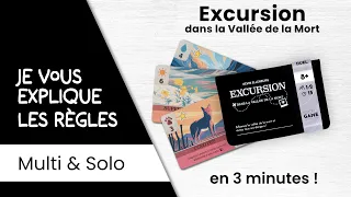 Je vous explique EXCURSION en 3 minutes