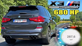 680HP BMW X3M Competition // 0-100 100-200 & RWD MODE!!