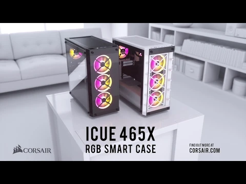 Video zu Corsair iCUE 465X RGB weiß