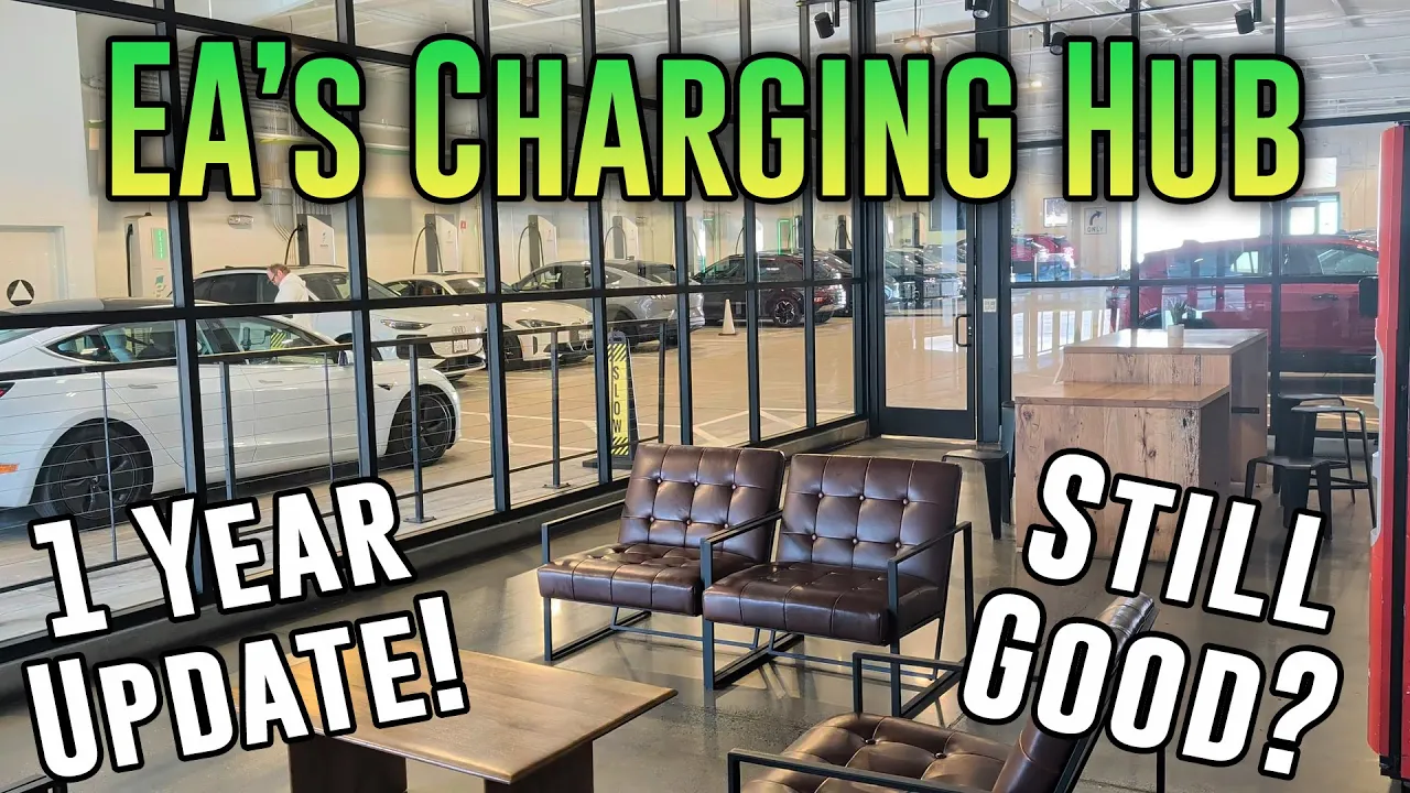 Electrify America's Flagship EV Charging Hub in San Francisco - Station update after 1 year!