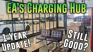 Electrify America's Flagship EV Charging Hub in San Francisco - Station update after 1 year!
