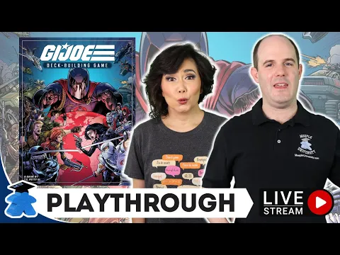 G.I. JOE Deck-Building Game - Live Playthrough Board Game and Giveaway