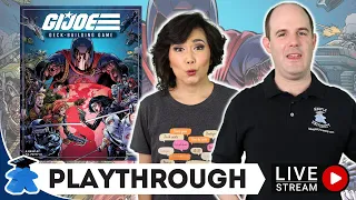 G.I. JOE Deck-Building Game - Live Playthrough Board Game and Giveaway
