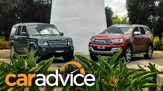 2016 Ford Everest/Endeavour Titanium v Land Rover Discovery 4 SDV6 comparison review