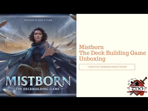 Mistborn: The Deckbuilding Game Board Game Unboxing
