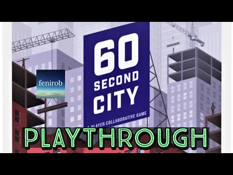 60 Second City Board Game | Playthrough