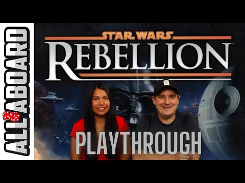 STAR WARS: REBELLION | Board Game | How to Play and Full Playthrough *with multiple camera angles*