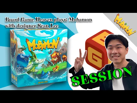 Board Game Heaven Plays: Mobamon - with designer Sean Lee