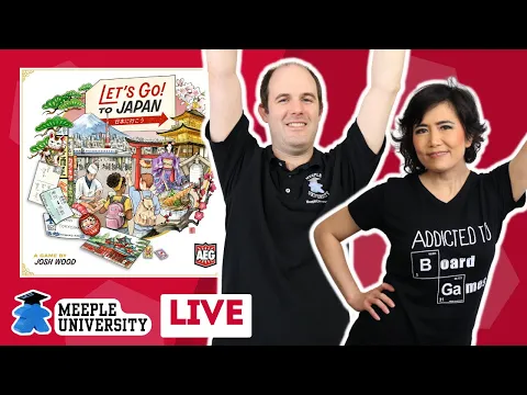 Let's Go to Japan - Live Playthrough Board Game and Giveaway
