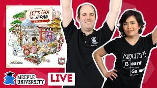 Let's Go to Japan - Live Playthrough Board Game and Giveaway