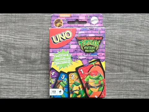 UNO Teenage Mutant Ninja Turtles Mutant Mayhem
