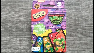 UNO Teenage Mutant Ninja Turtles Mutant Mayhem