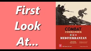 Combat Commander: Mediterranean | Unboxing & Overview