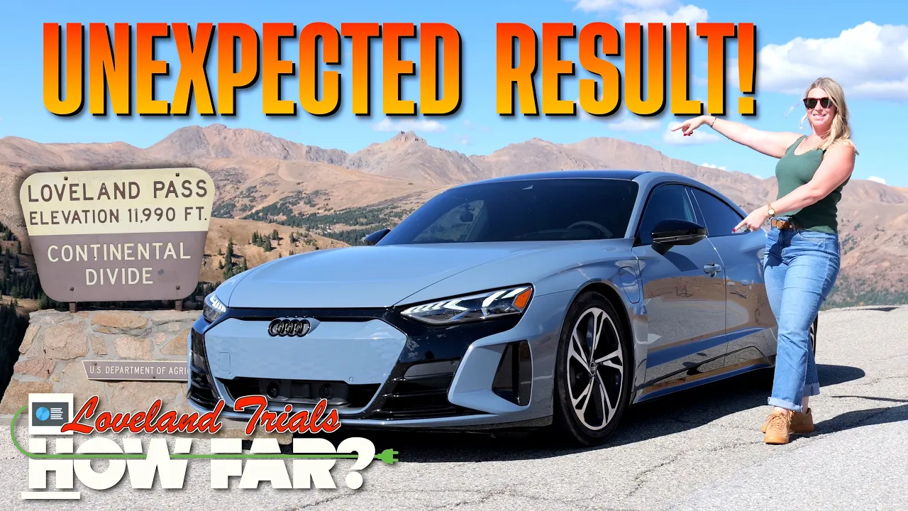 The Audi e-tron GT SHOULD Get 238 Miles on a Charge…I Drove It Up a Mountain to Find Out!