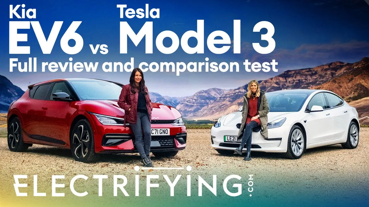 Kia EV6 vs Tesla Model 3 in-depth review and comparison / Electrifying