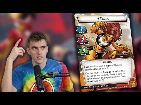 Initial Thoughts on Tigra Marvel Champions Civil War