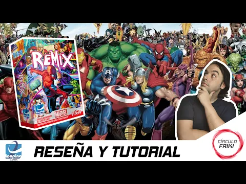 MARVEL: REMIX ??‍️ Reseña, Cómo se juega / Tutorial ??‍️ Juego de mesa - Looping Games
