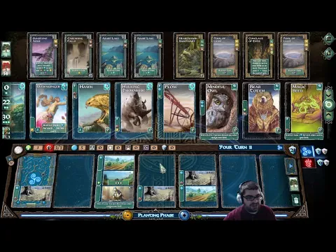 DGA Plays Digital Board Games: Mystic Vale - Full 1 vs 1 - AI Game