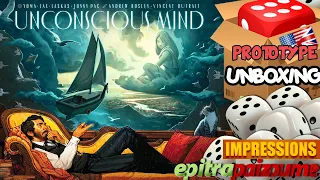 Unconscious Mind - Prototype Unboxing & Impressions (EN) by Epitrapaizoume