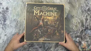 Unboxing City of the Great Machine by CrowD Games