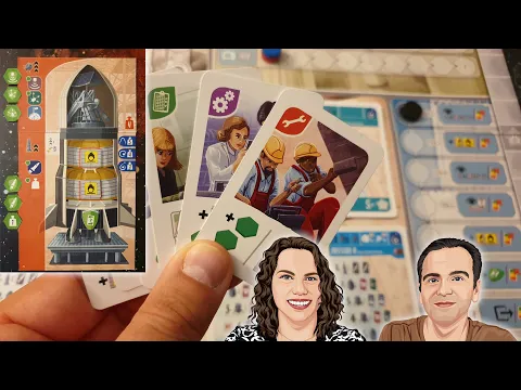 Space Missions - Weltraum-Brettspiel zur Mondlandung (Eurogame)
