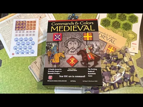 Commands & Colors: Medieval (GMT) - Unbox, First Look, CDG Solo, Tour of C&C and Much Much More!