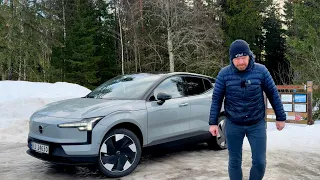 Vintertest av Volvo EX30: En av de første som er åpen om batterihelsen