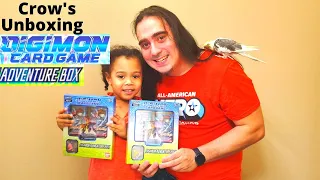 Crow's unboxing Digimon card game Adventure box AB-01