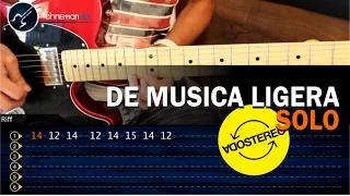 Como tocar DE MUSICA LIGERA Soda Stereo SOLO (HD) Guitarra Electrica