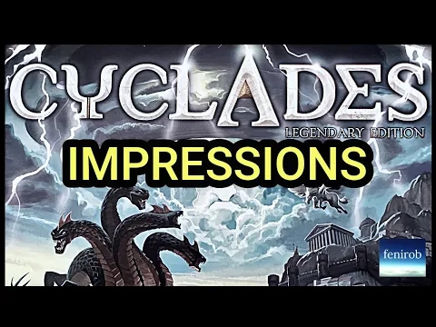 Cyclades: Legendary Edition Board Game | First Impressions