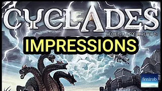 Cyclades: Legendary Edition Board Game | First Impressions