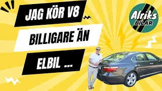 Jag kör gammal V8-lyxbil billigare än Tesla!