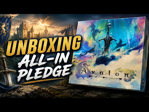 Kickstarter's Best Arthurian Board Game Just Arrived | Full Unboxing