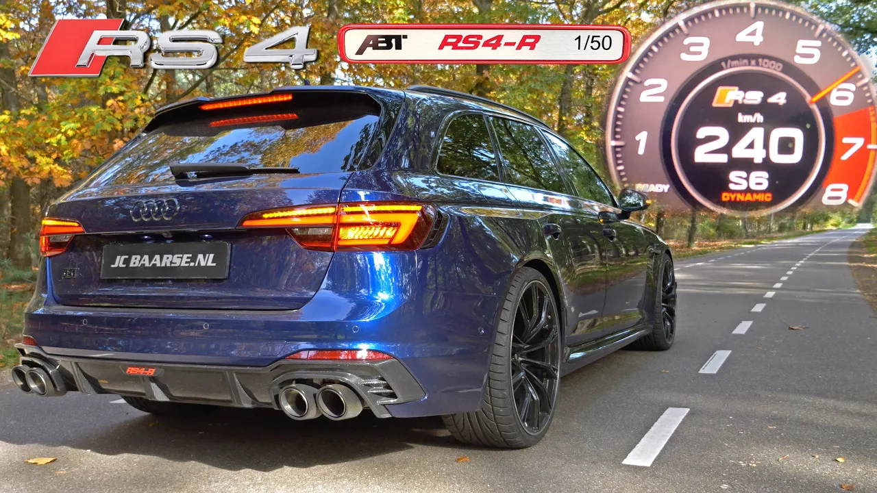 AUDI RS4-R ABT 1 of 50 | 0-100 100-200 1/4 MILE & SOUND