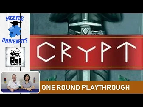 Crypt Board Game – One Round Playthrough (Watch the game played in sample round)