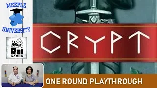 Crypt Board Game – One Round Playthrough (Watch the game played in sample round)