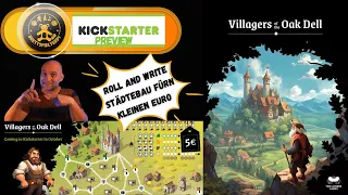 Villagers of the Oak Dell - Brettspiel Teddy - Kickstarter Preview